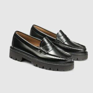 NEW G.H. Bass Whitney Super Lug Weejuns Loafer - Black | Size 7